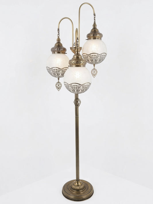 Floor Lamp for Bedrooms, Corner Light Fixture, Standing Lamp, Turkish Floor Lamp