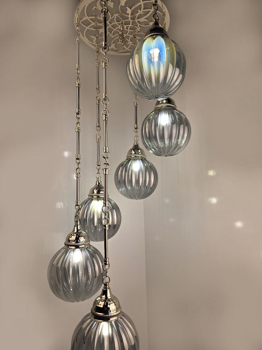 Pendant Chandelier Light Fixture, Turkish Hanging Lamp