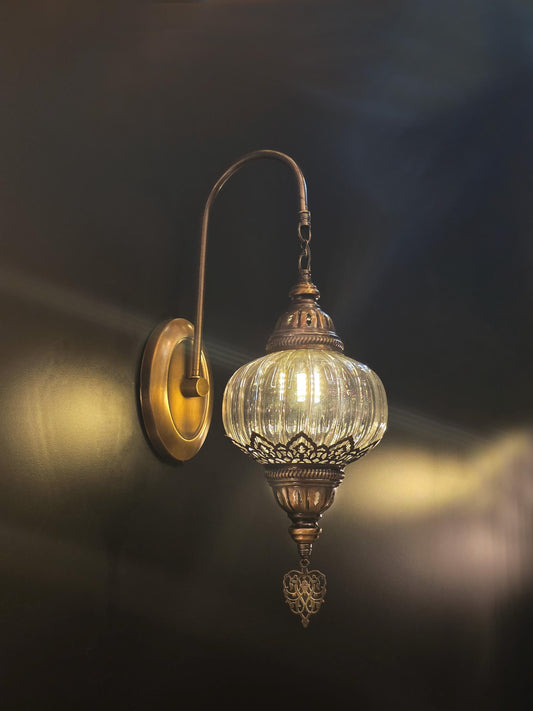 Brass Wall Lamps for living room, Sconce Light Fixture, Sconce lighting for Stairwell