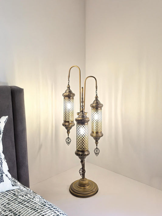 Floor Corner Lamp, Turkish Standing Lighting, Floor Lamp with Shade, Stand Lamp