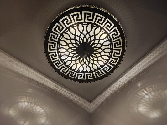 Flush Mount Light Shade, Turkish Ceiling Moroccan Lamp, Unique Sconce Lamp, Authentic Lamp