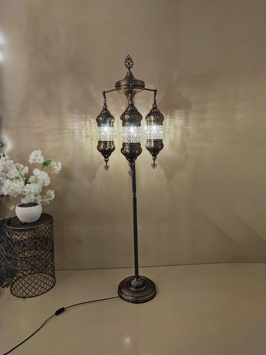 Turkish Moroccan Floor Lamp, Mosaic Bedside Lamp, Turkish Lights