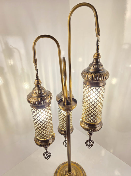 Floor Corner Lamp, Turkish Standing Lighting, Floor Lamp with Shade, Stand Lamp