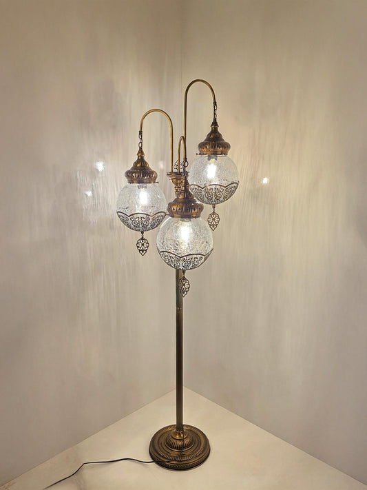 Floor Lamp for Bedrooms, Corner Light Fixture, Standing Lamp, Turkish Floor Lamp