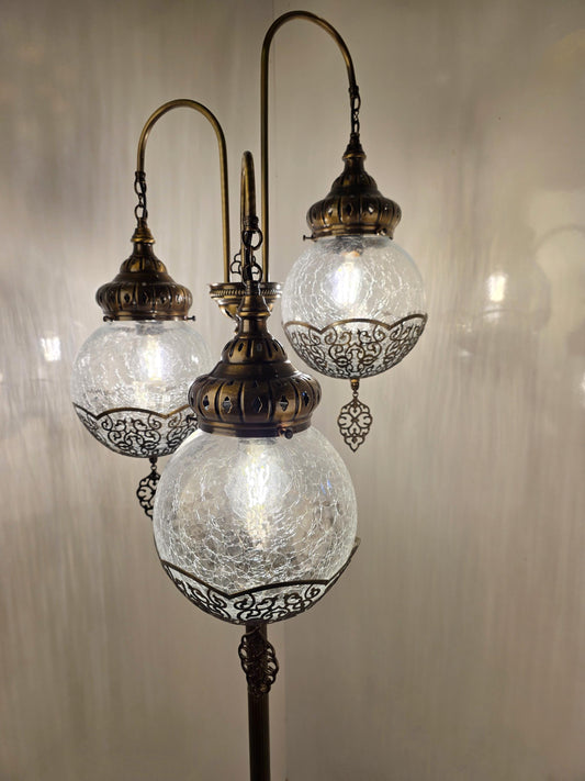 Floor Lamp for Bedrooms, Corner Light Fixture, Standing Lamp, Turkish Floor Lamp